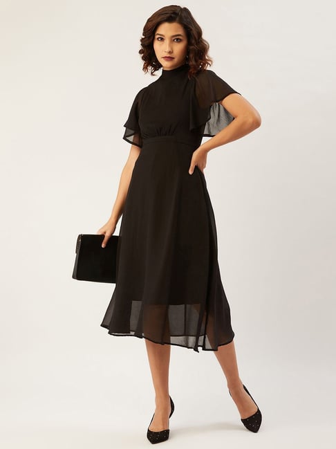 Black long sleeve A-line regency dress – Jasmine's Vintage Closet