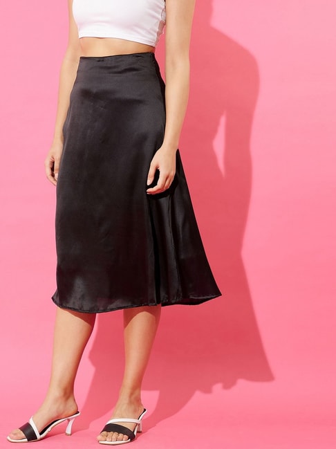 Anvi Be Yourself Black A-Line Skirt Price in India