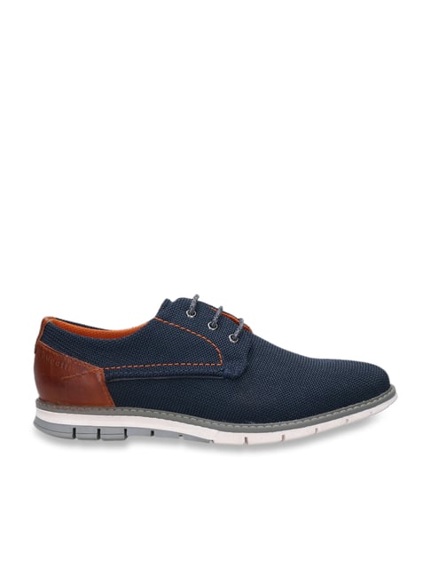 Bugatti Men's Navy Derby Shoes