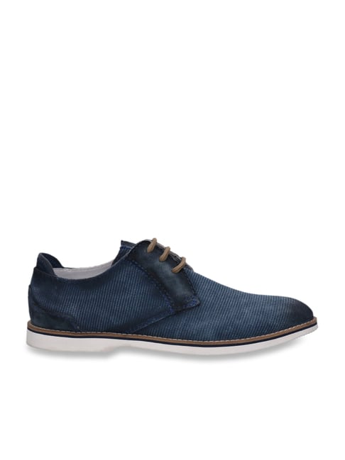 Bugatti Men's Denim Blue Derby Shoes