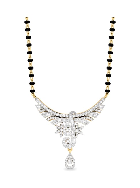 Diamond mangalsutra outlet pc jewellers