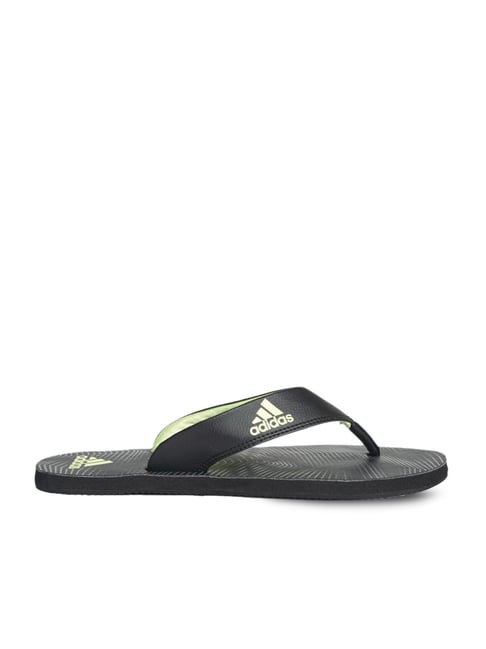 Adidas Men's IND COMFORT Carbon Black Flip Flops