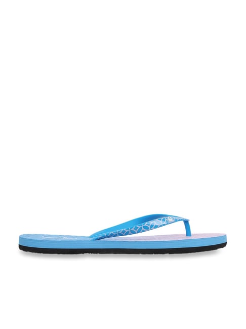 United Colors of Benetton Women's Blue & Pink Flip Flops