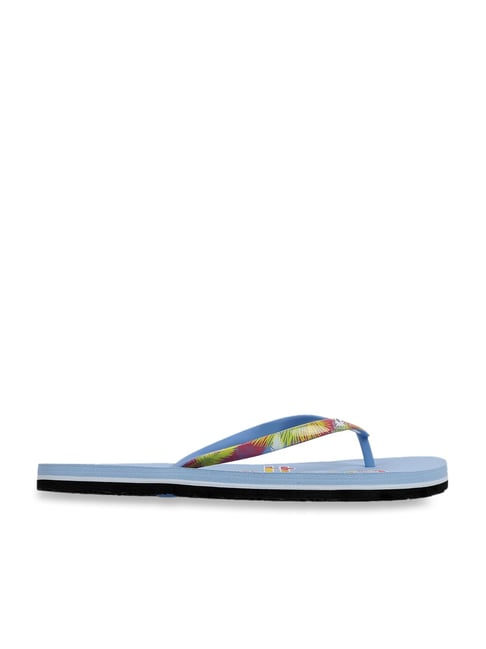 United Colors of Benetton Women's Slate Blue Flip Flops