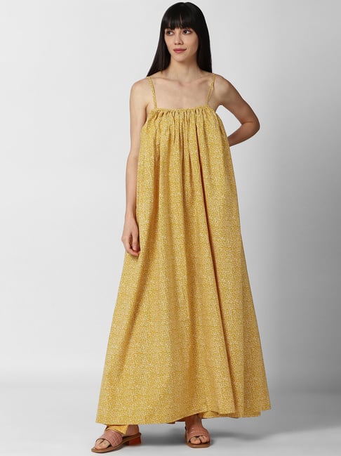slim fit dress slacks Eline pleated maxi dress main image 1