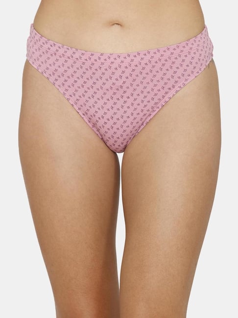 Zivame Pink Printed Panty Price in India