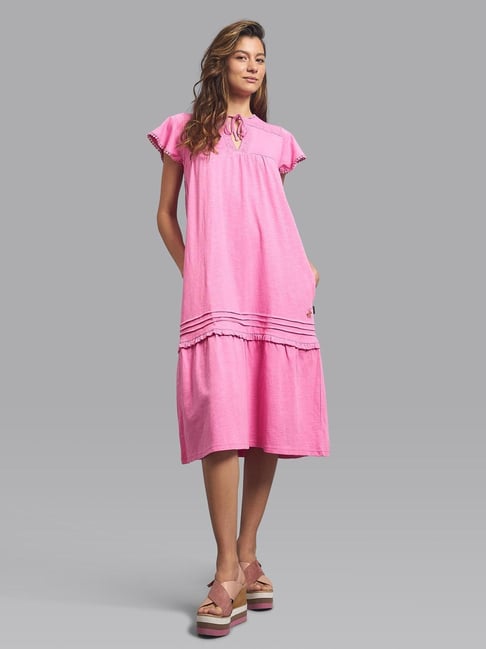 Buy Beverly Hills Polo Club Pink Relaxed Fit Dress for Women Online @ Tata  CLiQ
