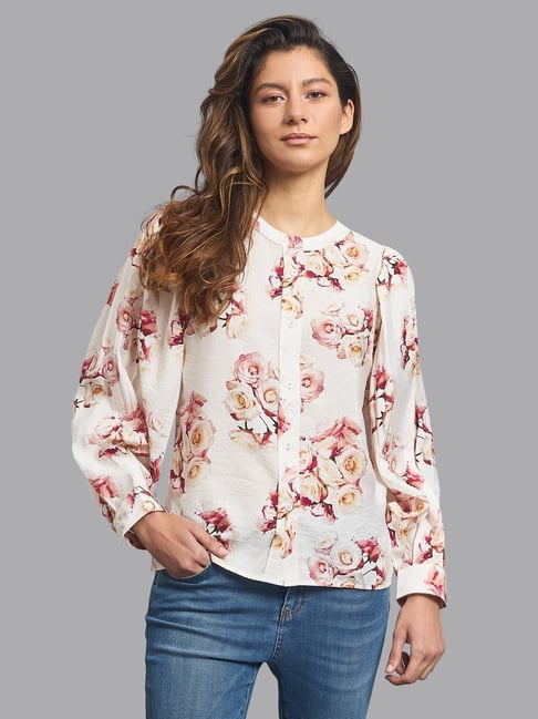 floral print shirts womens online india