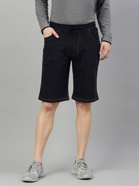 Proline Navy Regular Fit Shorts