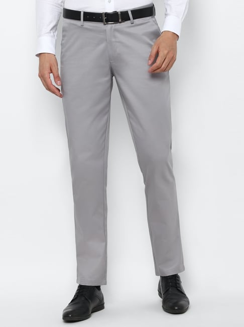 Buy KUNDAN Mens PolyViscose Khaki Light Sky Blue  Light Grey Colour  Formal Trousers Pack of 3 at Amazonin