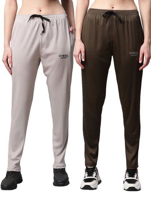 Vimal Jonney Multicolored Regular Fit Track Pants (Pack Of 2)