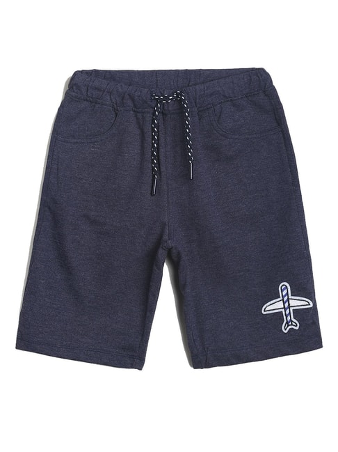 Tales & Stories Kids Navy Solid Shorts