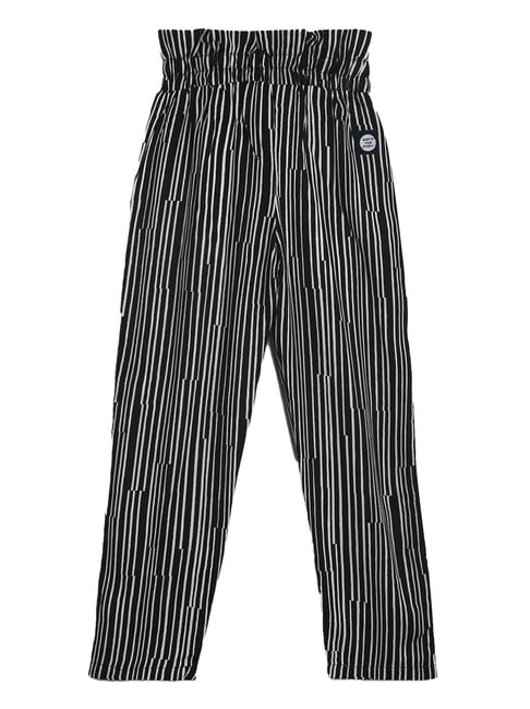 Buy jet black Trousers & Pants for Girls by RIO GIRLS Online | Ajio.com