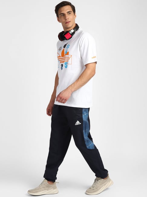 Buy adidas Navy Regular Fit Joggers for Men's Online Tata CLiQ