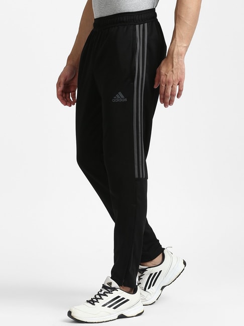 adidas Essentials Warm-Up Slim Tapered 3-Stripes Track Pants (Plus Size) -  Black | Women's Training | adidas US