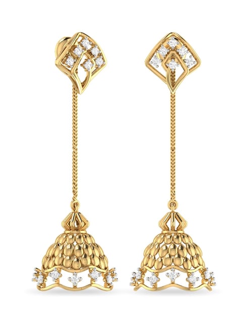 The Conjunto Gold Earrings by PC Jeweller