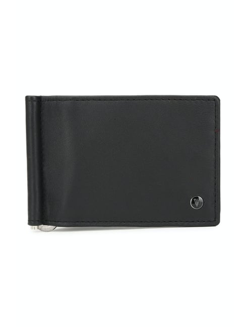 Van Heusen Black Solid Bi-Fold Wallet for Men