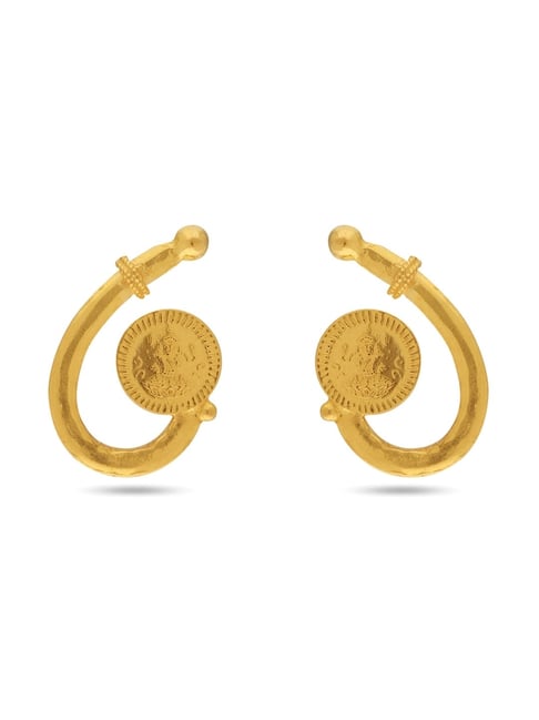 Buy Bandish Ginni Coin Temple Jewellery Tops Earrings Copper Stud Earring  Online at Best Prices in India  Flipkartcom
