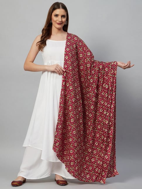 Inweave White Kurta Palazzo Set With Dupatta Price in India