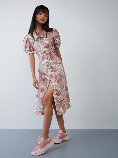Bombay Paisley by Westside Multicolour Floral Print Dress Price in India