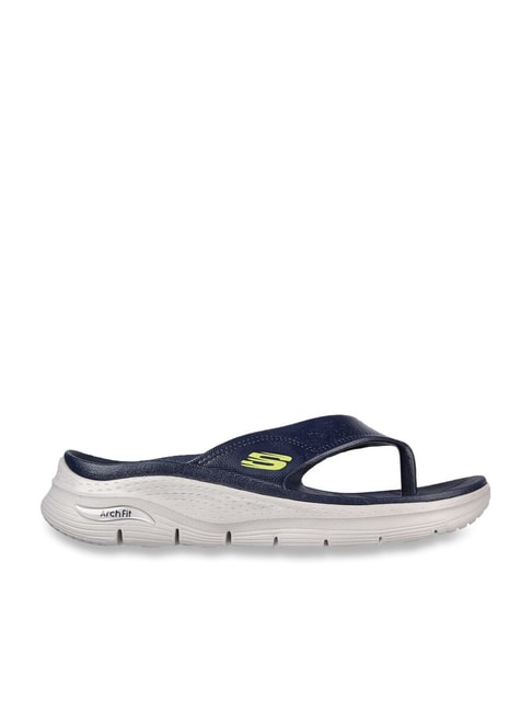 Skechers Navy/Blue Go Walk 5 Mens Slippers - Style ID: 229013 | India