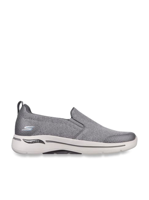 Buy Skechers GO WALK ARCH FIT OUR EARTH Anchor Grey Walking Shoes