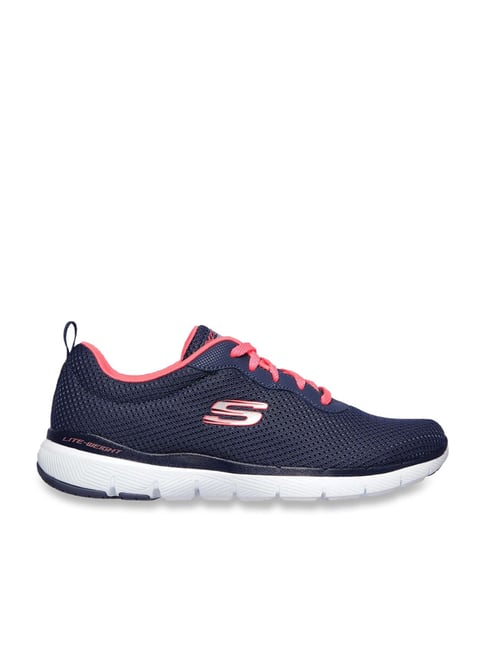 Skechers Women's FLEX APPEAL 3.0 FIRST INSIGHT Navy Sneakers