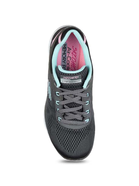 Buy Skechers FLEX APPEAL QUICK VOYAGE Charcoal Sneakers for