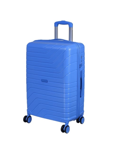 Romeing Tuscany Blue 8 Wheel Medium Hard Cabin Trolley-picture-20