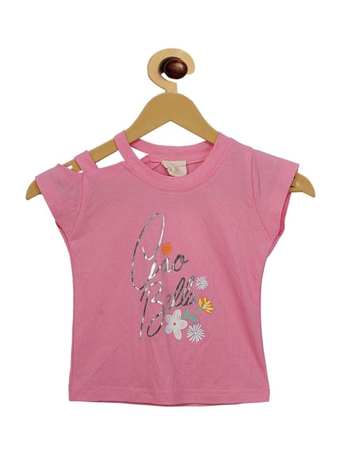 Tiny Girl Kids Pink Printed Top