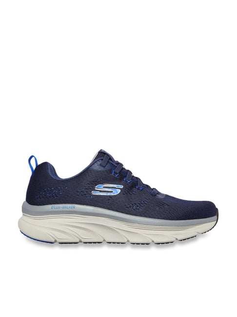 Skechers Men's D'LUX WALKERCOMMUTER Navy Casual Sneakers