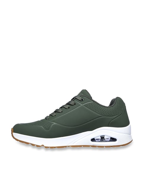 Buy Skechers Men's UNO STAND ON AIR Olive Green Casual Sneakers