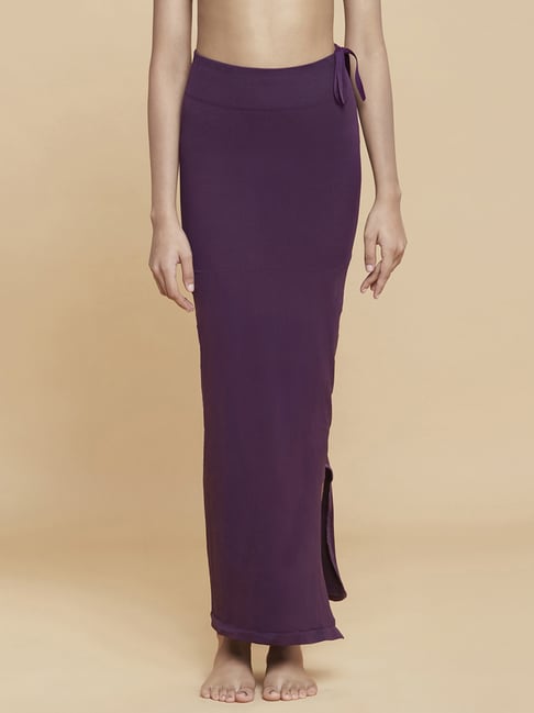 navyasa by liva Purple Plain Shaper-image-23