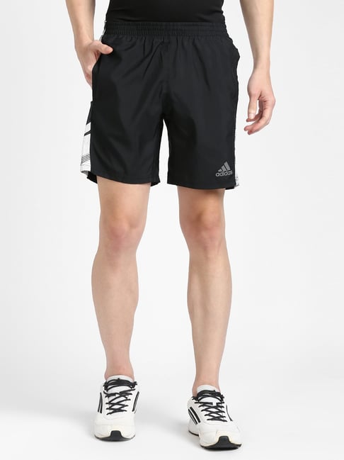 adidas Black Printed Shorts