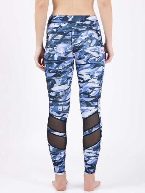 Leggings with pockets - Blue Fish Camo UPF 50+ - Lure Outdoors