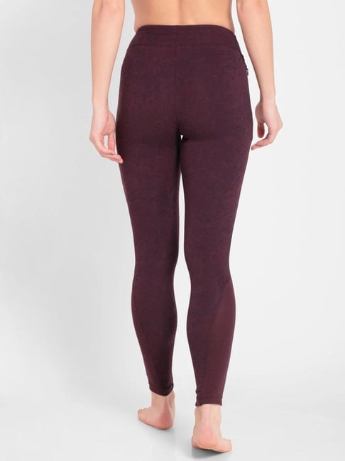 Buy Jockey Maroon Slim Fit Trackpants for Women Online @ Tata CLiQ