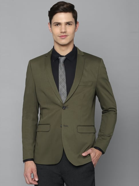 allen solly green blazer