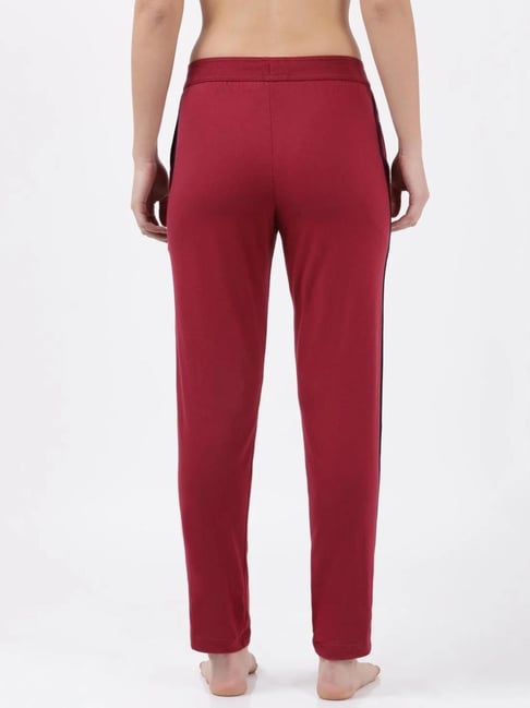 Buy Jockey Red Trackpants for Women Online @ Tata CLiQ