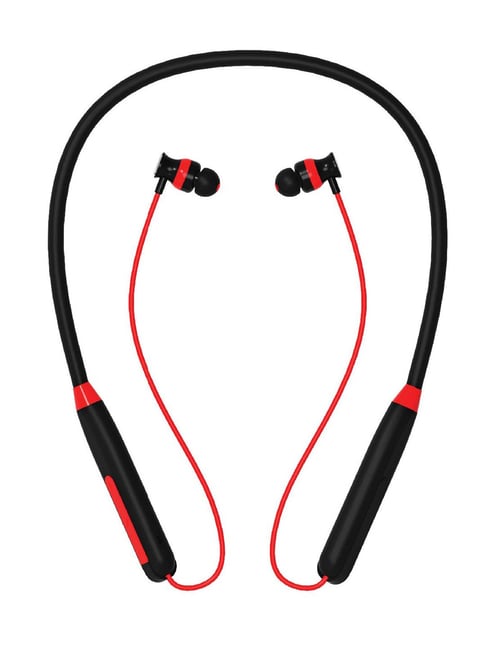 iball Neckwear Tune Neckband with Mic (Black/Red)