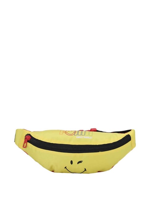 Puma Yellow Printed Waist Pouch for Women