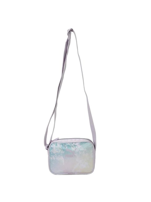 Puma Grey Printed Small Sling Handbag