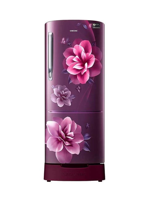 Samsung 192 L Inverter 3 Star Direct Cool Single Door Refrigerator (Camellia Purple, RR20A182YCR/HL)