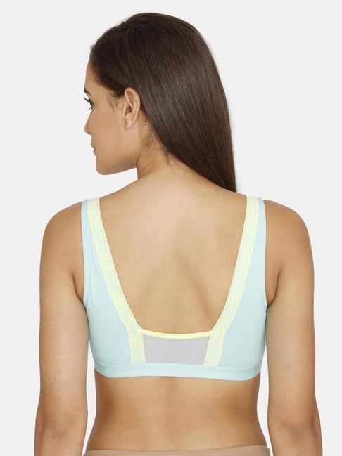 Buy Rosaline by Zivame Light Blue Non-padded Bra for Women Online @ Tata  CLiQ