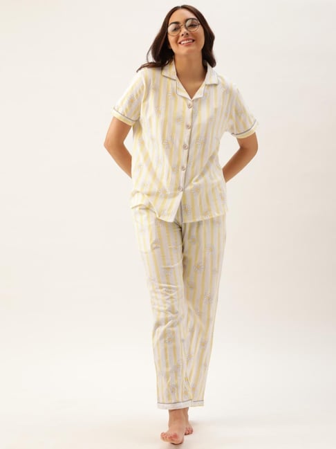 Striped pajama set new arrivals