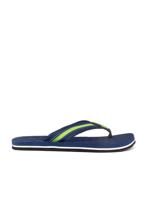 Red Chief Men's Blue & Green Flip Flops