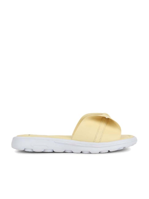 Carlton London Women's Yellow Casual Sandals