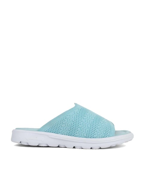 Carlton London Women's Sky blue Slides