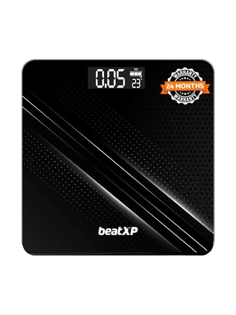 beatXP Gravity Digital Weighing Scale (Black)