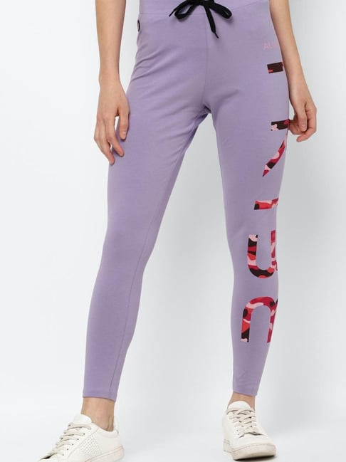 vitality leggings - purple grey