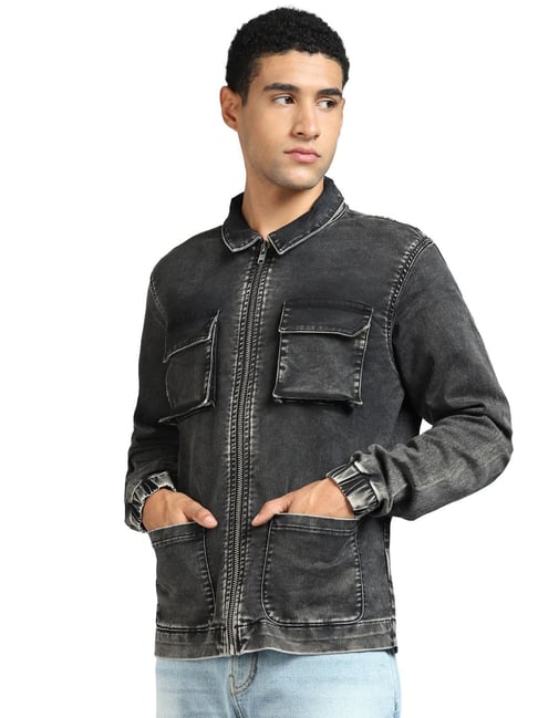 Buy Jack & Jones Men Brown Solid Leather jacket Online at Low Prices in  India - Paytmmall.com